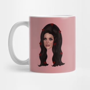 Priscilla Hearts In Big Hair Mug